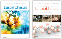 Bioethics (includes Developing World Bioethics)