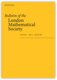 BULLETIN OF THE LONDON MATHEMATICAL SOCIETY