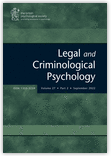 Legal and Criminological Psychology