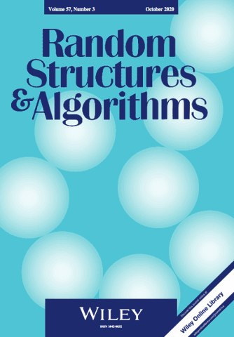 RANDOM STRUCTURES & ALGORITHMS