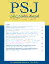 POLICY STUDIES JOURNAL