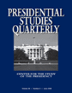 PRESIDENTIAL STUDIES QUARTERLY